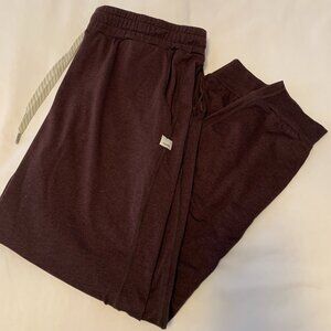 Vuori Maroon / Heather Red Large Women's Performance Jogger